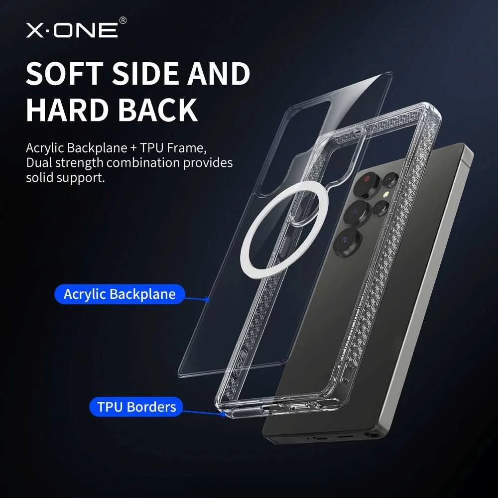 X-ONE Dropguard Magnetic Dėklas Pro (suderinamas su MagSafe) skirtas Samsung Galaxy S25