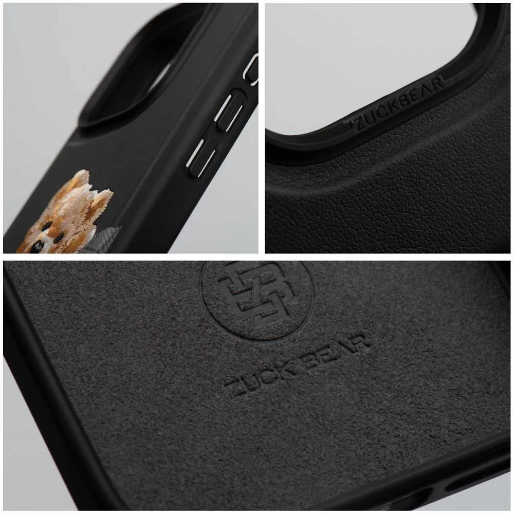 Forcell ZUCK BEAR dėklas DARREN suderinamas su MagSafe 16 Pro Max juodas