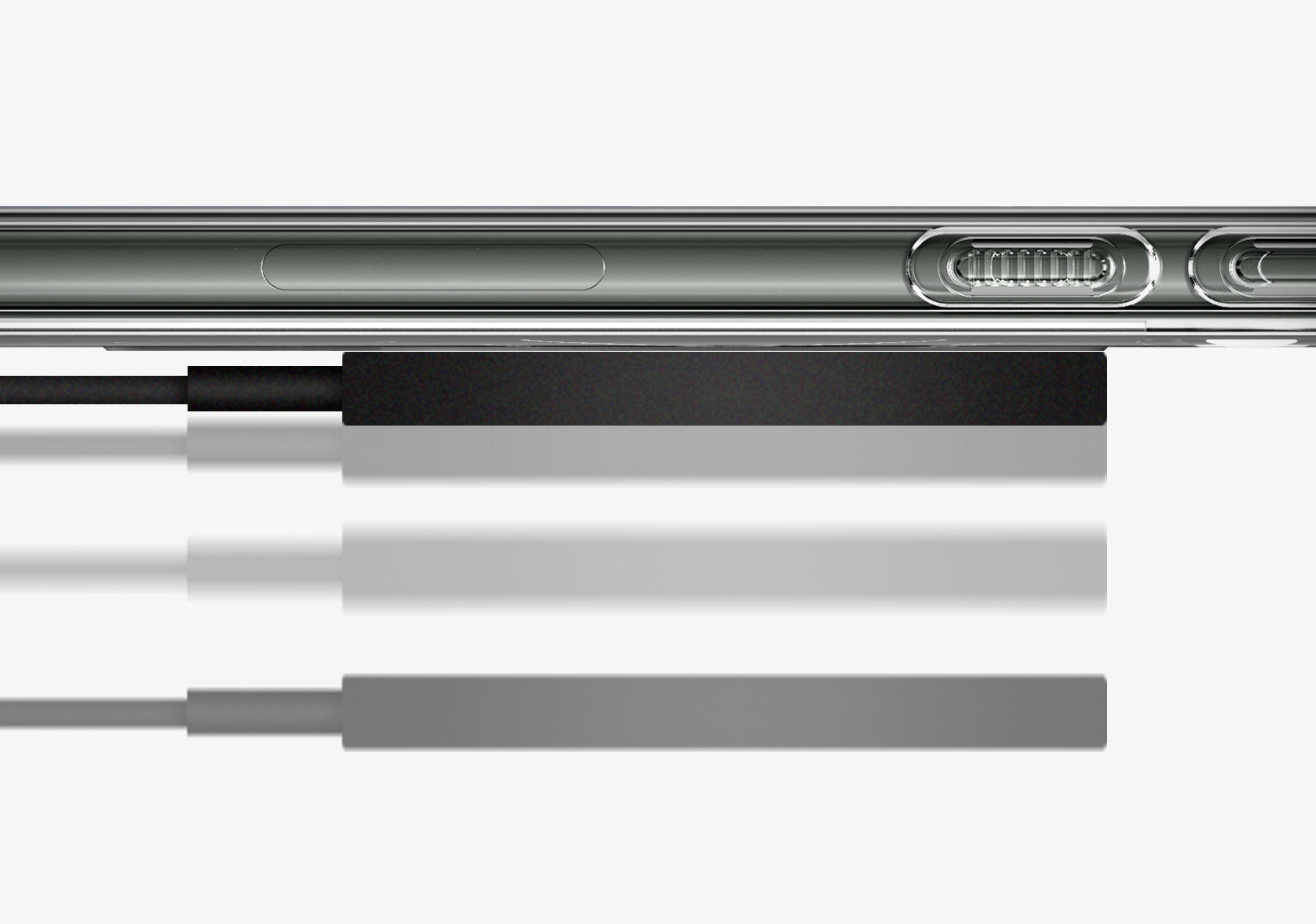 Spigen Ultra Hybrid Metal Ring (MagFit) dėklas skirtas Samsung Galaxy S23 FE, spalva - Juoda aprašymas - Prekės nuotrauka