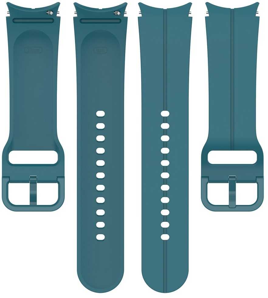 Oem Silikoninė apyrankė skirta Samsung Galaxy Watch 4 / 5 žalios spalvos (11)