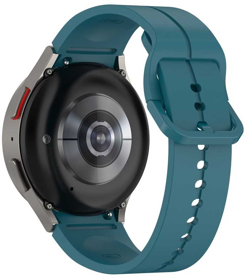 Oem Silikoninė apyrankė skirta Samsung Galaxy Watch 4 / 5 žalios spalvos (11)
