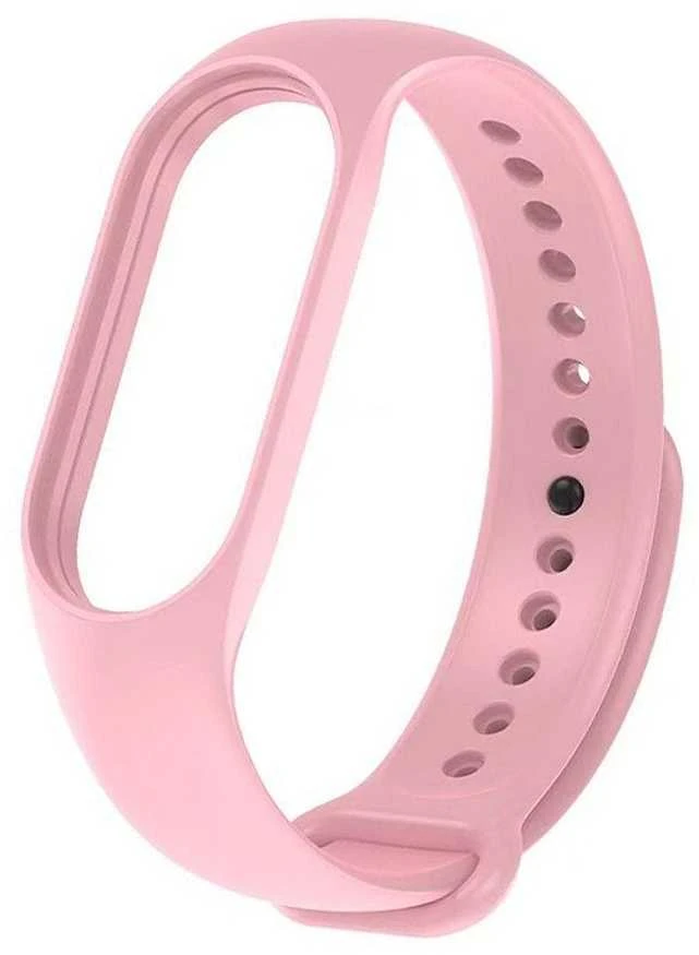 Oem Silikoninė apyrankė skirta Xiaomi Mi Band 5 / 6 / 7 rožinės spalvos (06)