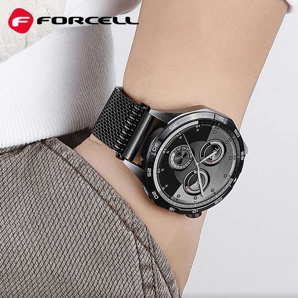 Dirželis, skirtas „Samsung Galaxy Watch Forcell F-Design FS10“ magnetiniam plienui, 22 mm, auksinis