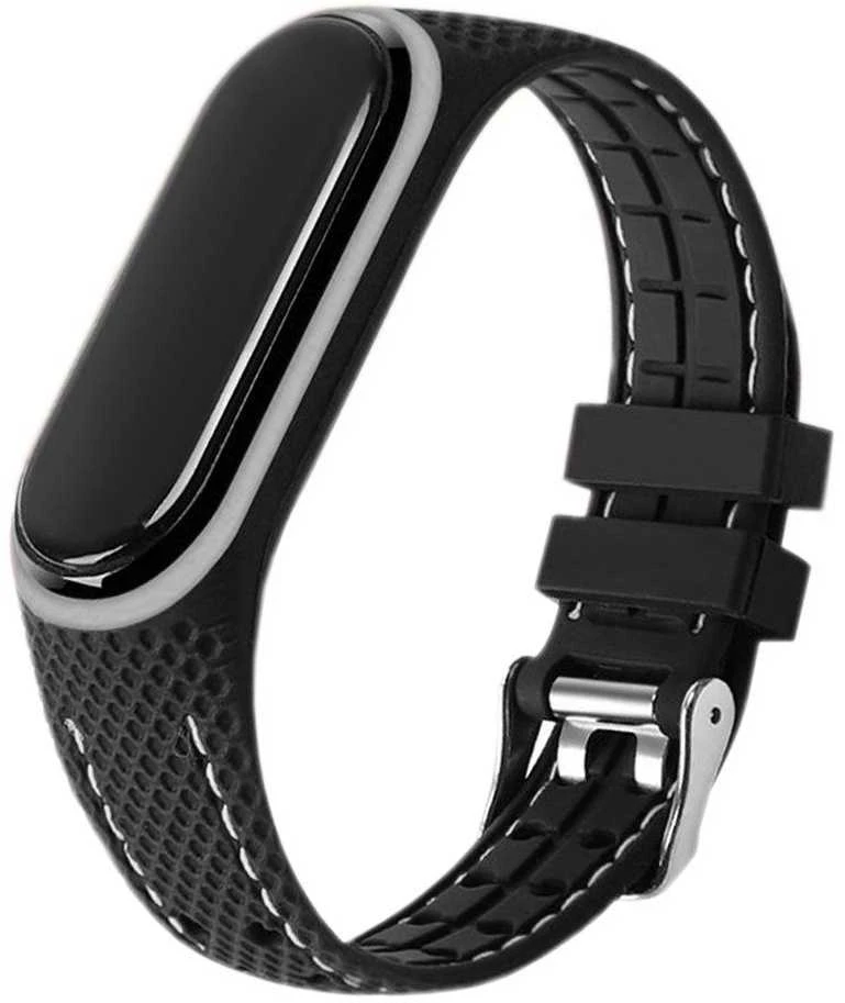 Oem Elastomer apyrankė LIFESTYLE for XIAOMI Mi Band 7 juodos spalvos (03)