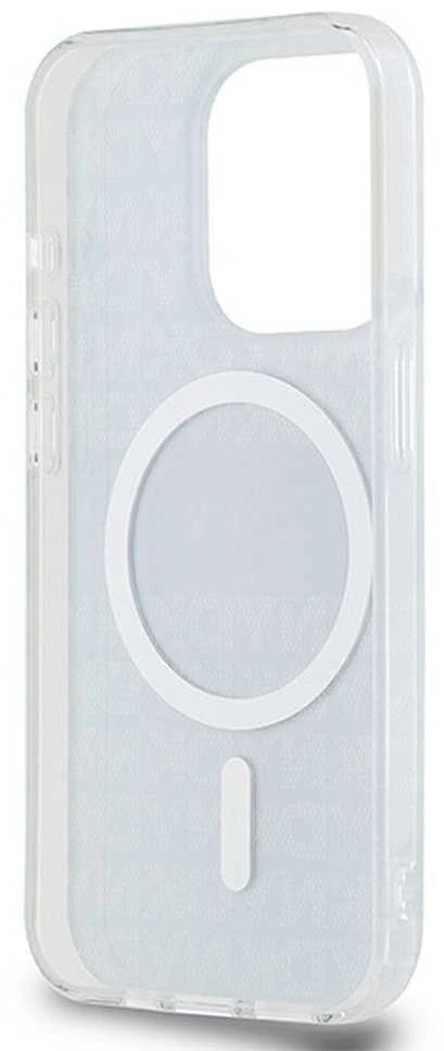 Apple iPhone 13 Pro Max DKNY dėklas IML Mono & Stripe MagSafe (DKHMP13XHRHSEK) juodos spalvos