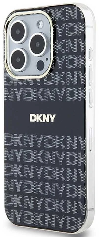 Apple iPhone 13 Pro Max DKNY dėklas IML Mono & Stripe MagSafe (DKHMP13XHRHSEK) juodos spalvos
