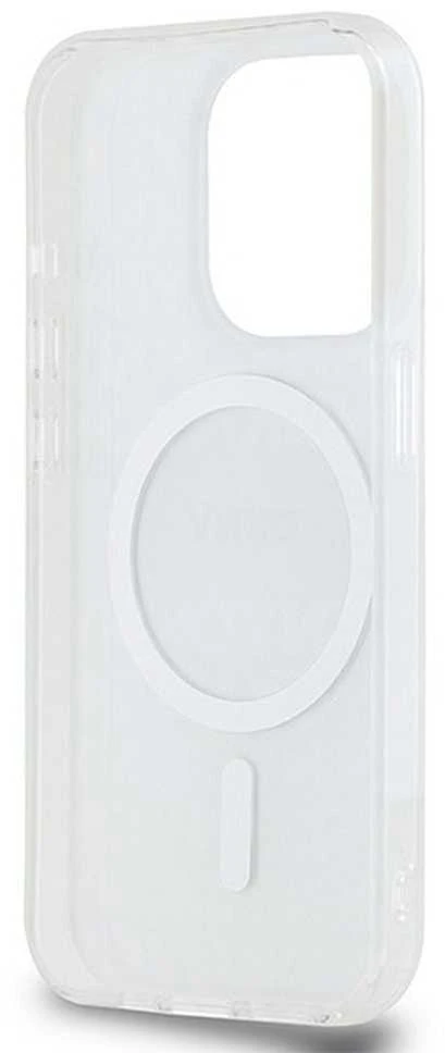 Apple iPhone 15 Pro Max DKNY dėklas IML Mono & Stripe MagSafe (DKHMP15XHRHSEE) beige