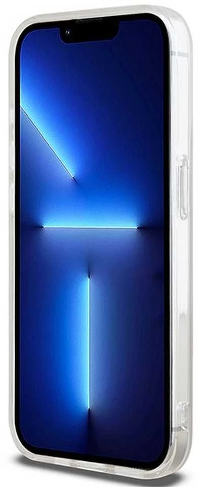 Apple iPhone 15 Pro Max DKNY dėklas IML Mono & Stripe MagSafe (DKHMP15XHRHSEP) rožinės spalvos