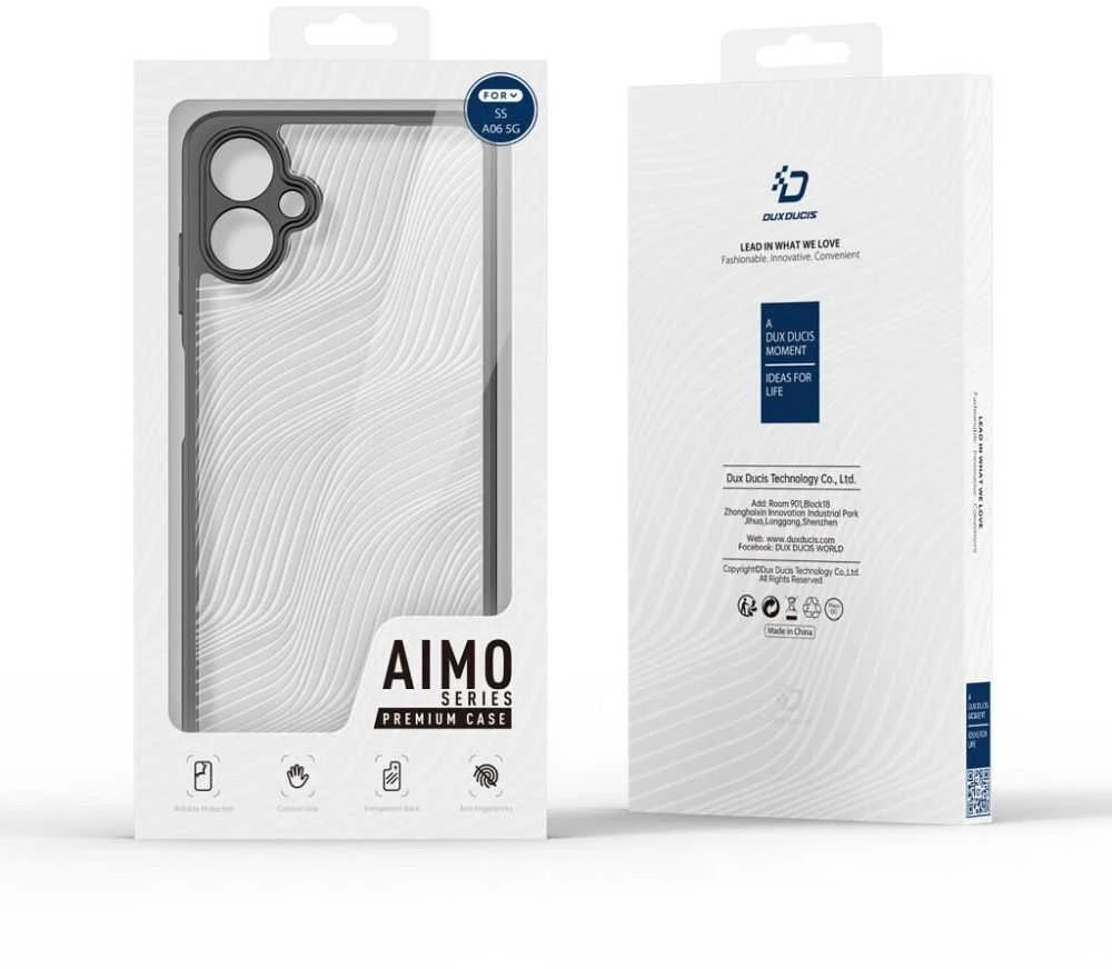 DUX DUCIS dėklas AIMO skirtas Samsung Galaxy A06 5G juodos spalvos