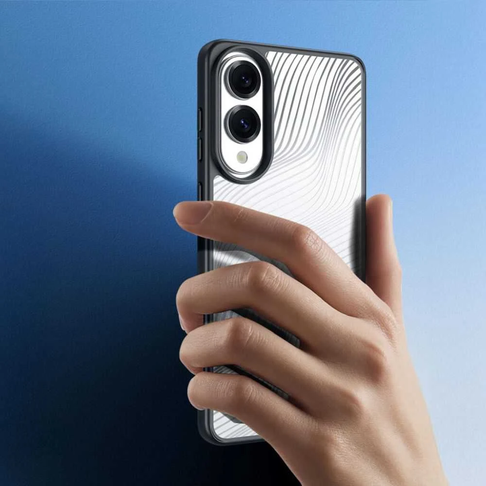 Dux Ducis Aimo dėklas skirtas Samsung Galaxy S25 Edge - juodos spalvos