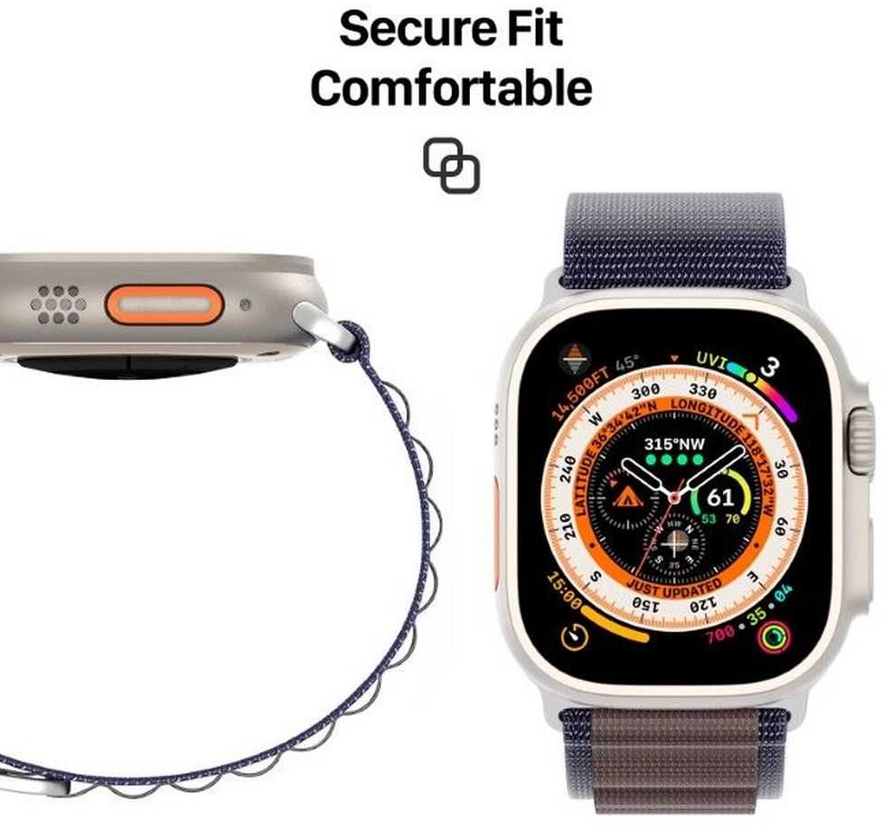 Oem Apyrankė Dux Ducis GS Series Apple Watch 42/44/45/49mm Indigo