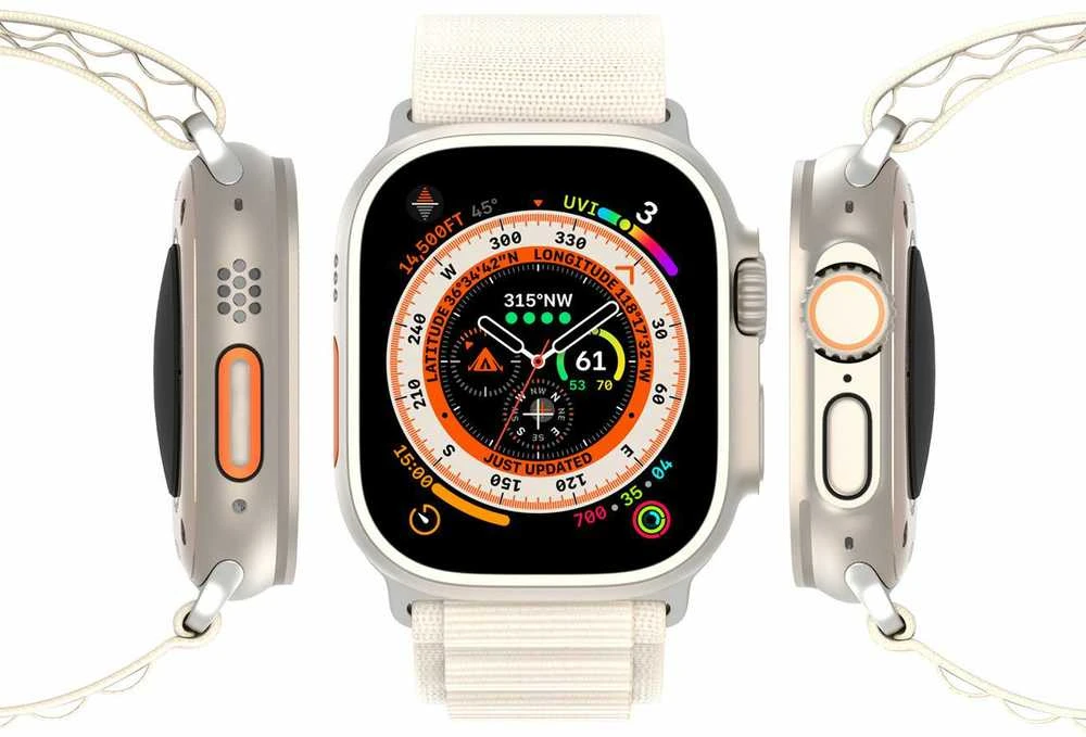 Sport apyrankė buckle for Apple Watch Ultra / 9 / 8 / 7 / 6 / SE / 5 / 4 / 3 / 2 / 1 (42, 44, 45, 49 mm) Dux Ducis Apyrankė GS Version - baltos spalvos
