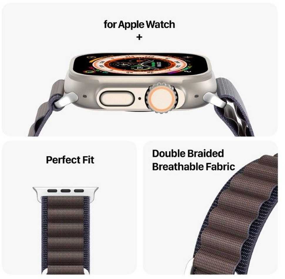 Oem Apyrankė Dux Ducis GS Series Apple Watch 42/44/45/49mm Indigo