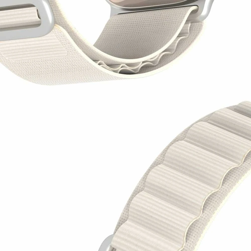 Sport apyrankė buckle for Apple Watch Ultra / 9 / 8 / 7 / 6 / SE / 5 / 4 / 3 / 2 / 1 (42, 44, 45, 49 mm) Dux Ducis Apyrankė GS Version - baltos spalvos