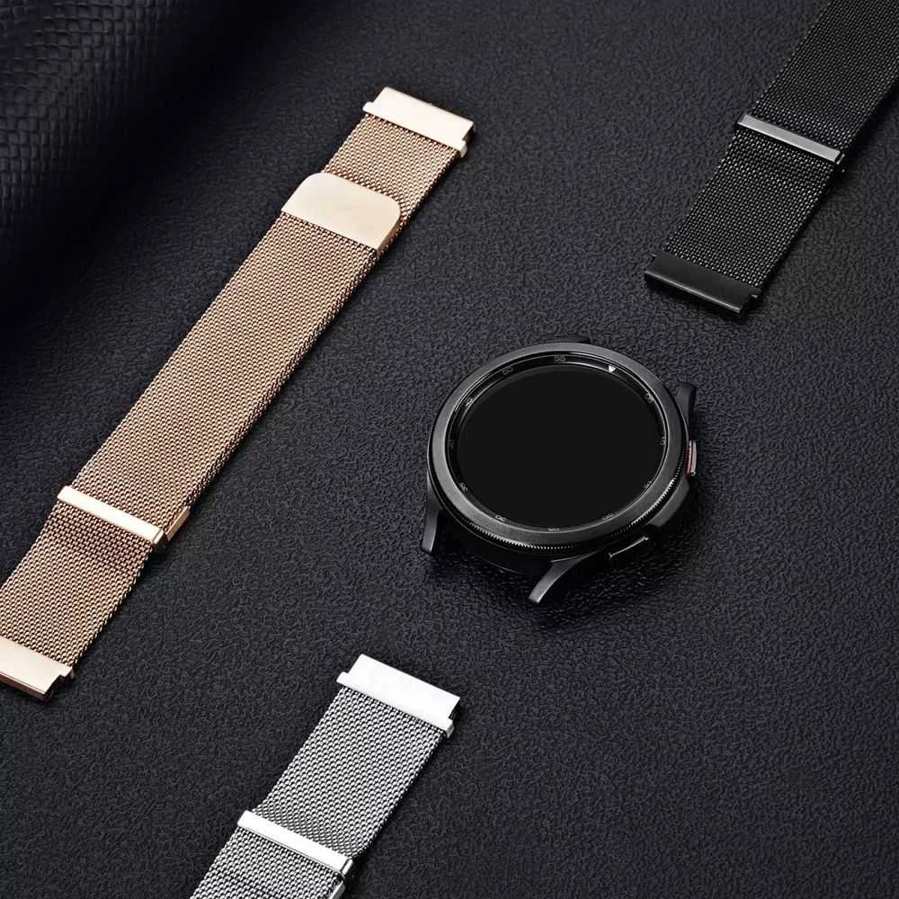 Apyrankė Dux Ducis Milanese Series For Smartwatches 20mm Sidabrinis