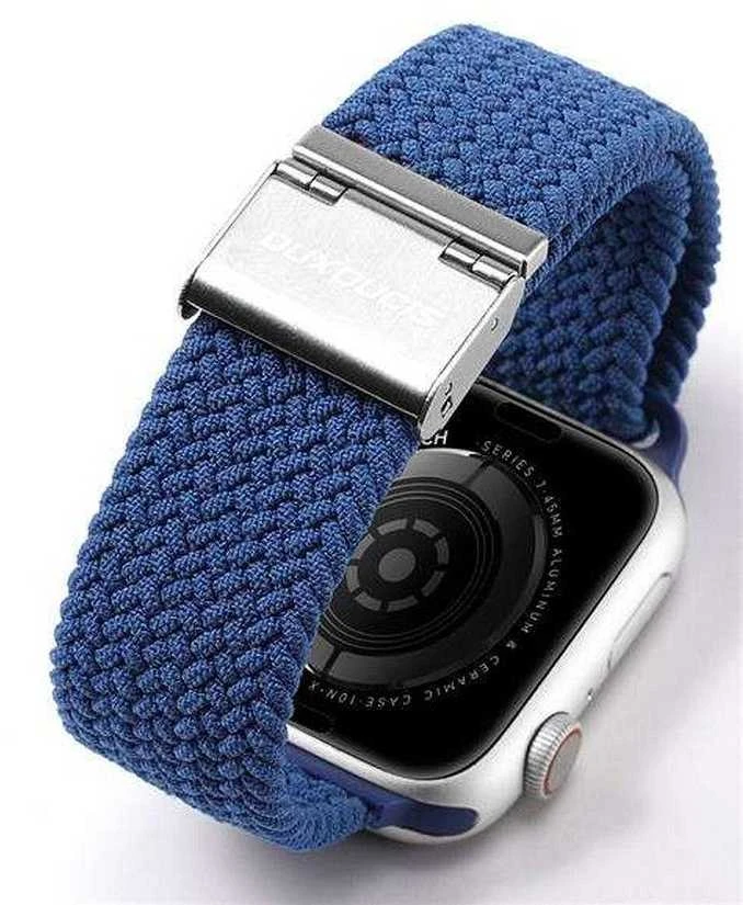 Dux Ducis apyrankė MIXTURE PRO stretchable braided skirta Apple Watch 38 / 40 / 41 mm mėlynas