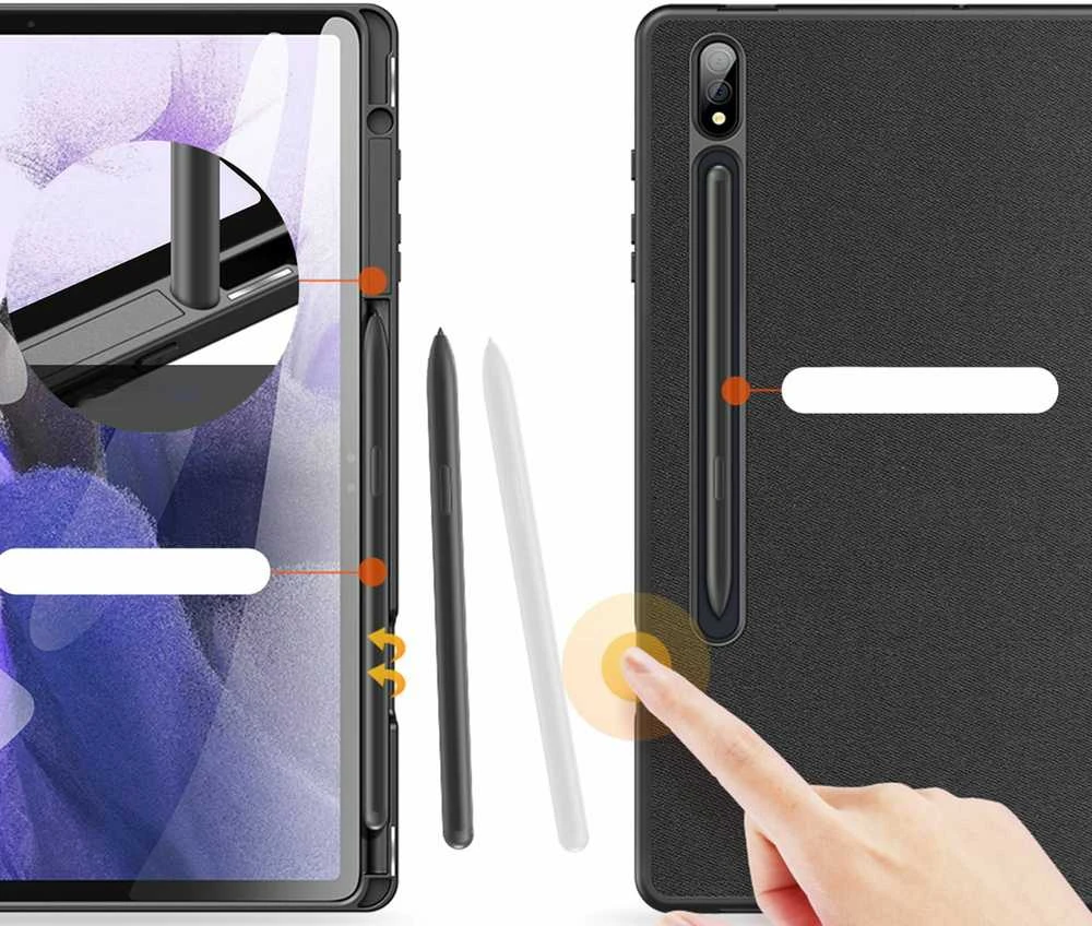 Dėklas Dux Ducis Domo Samsung X810/X816 Tab S9 Plus juodas