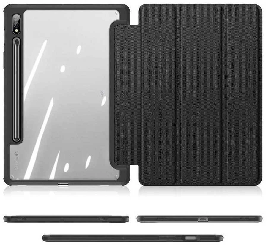 Dėklas Dux Ducis Toby Samsung X700/X706 Tab S8/T870/T875/T876 Tab S7 juodas