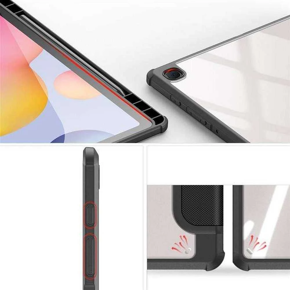 Dėklas Dux Ducis Toby Samsung P610/P615/P613/P619/P620/P625 Tab S6 Lite 10.4 juodas
