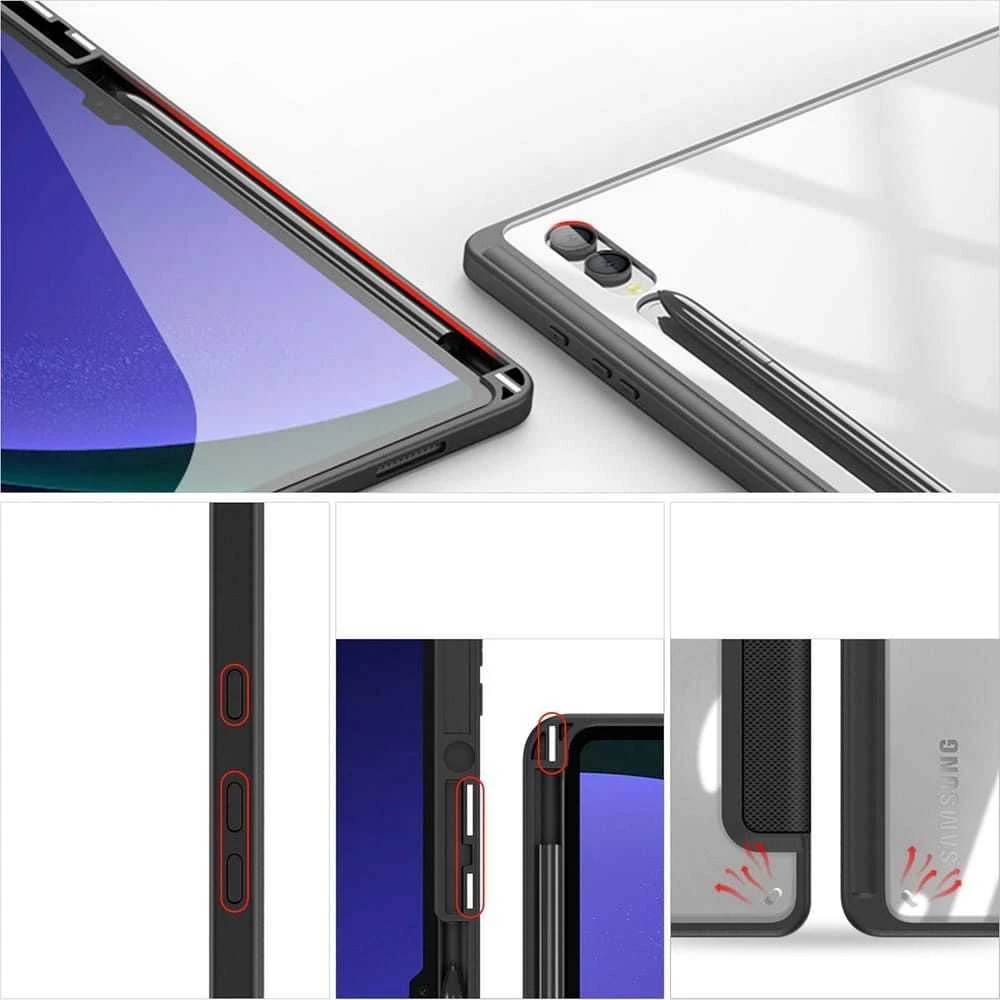 Dėklas Dux Ducis Toby Samsung X920 Tab S10 Ultra juodas