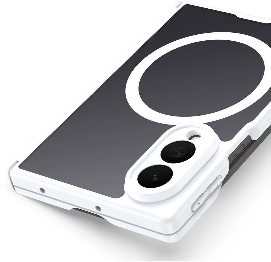 DUX DUCIS EXPN dėklas, suderinamas su „MagSafe“, skirtas SAMSUNG Z Fold 8, baltas