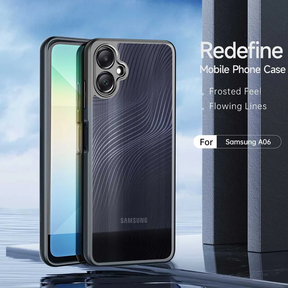 Dux Ducis dėklas AIMO skirtas Samsung Galaxy A06 juodos spalvos
