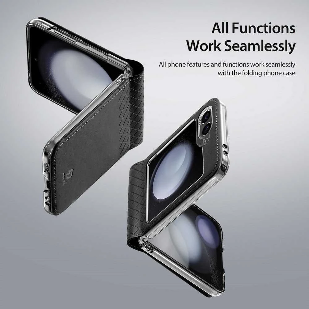 Dėklas Dux Ducis Bril Samsung F741 Z Flip6/F761 Z Flip7 FE violetinis