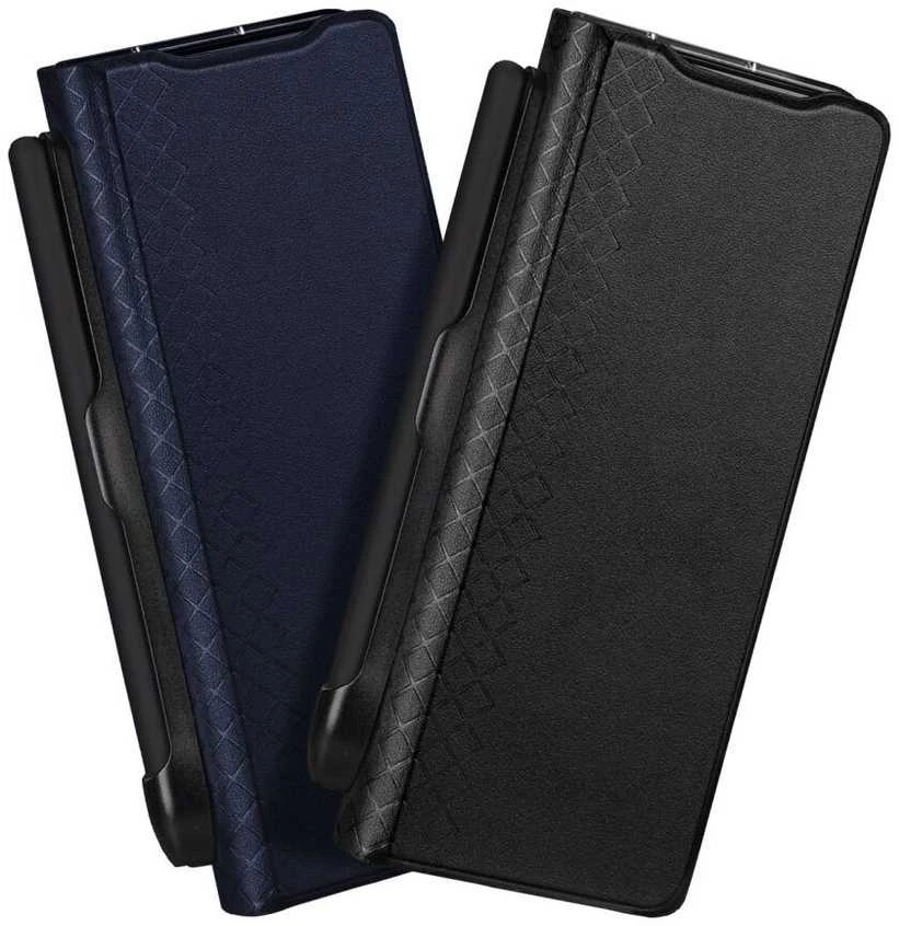 Dėklas Dux Ducis Brill na Samsung Galaxy Z Fold7 su zamknięciem magnetycznym - juodos spalvos