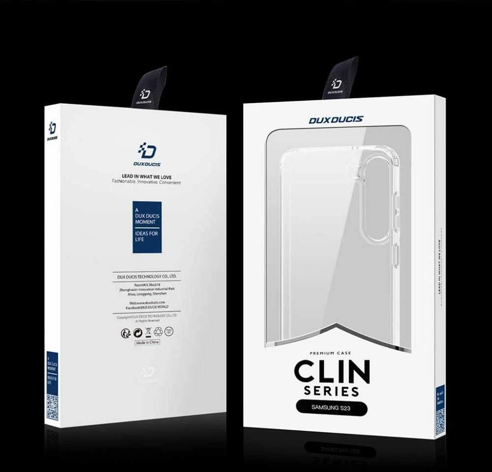 Dux Ducis Clin dėklas skirtas Samsung Galaxy S23, skaidrus