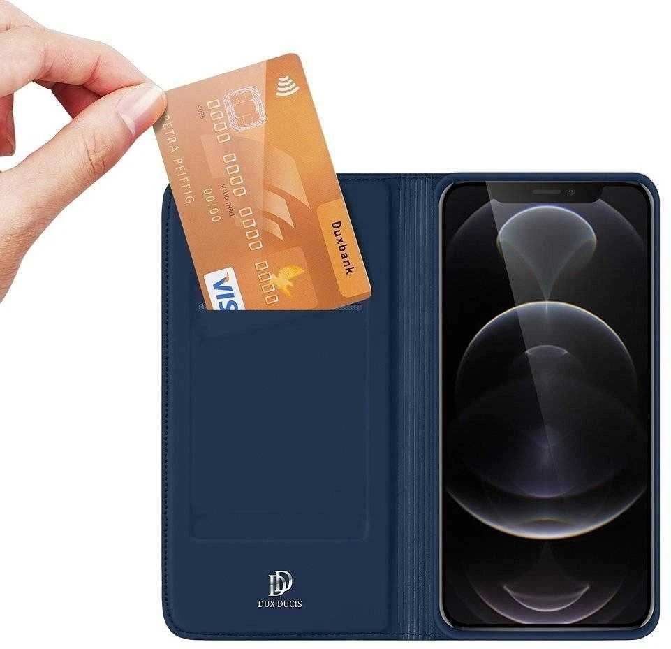 Dux Ducis Skin Pro dėklas skirtas Apple iPhone 13 Pro Max, mėlynas