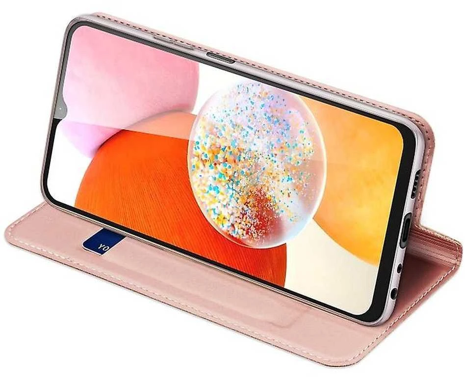 Dėklas Dux Ducis Skin Pro Samsung A155 A15 4G/A156 A15 5G rožinis-auksinis