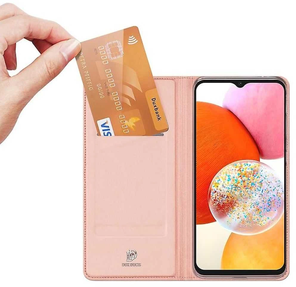 Dėklas Dux Ducis Skin Pro Samsung A155 A15 4G/A156 A15 5G rožinis-auksinis