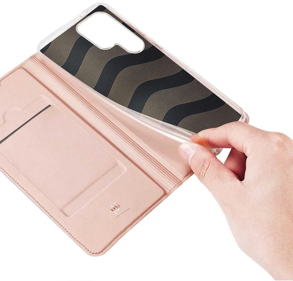 Dėklas Dux Ducis Skin Pro Samsung S938 S25 Ultra rožinio aukso