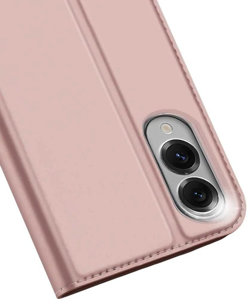 DUX DUCIS wallet dėklas SKIN PRO skirtas Samsung Galaxy S25 Edge rose