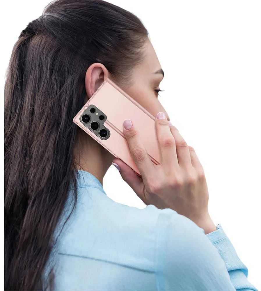 Dėklas Dux Ducis Skin Pro Samsung S938 S25 Ultra rožinio aukso