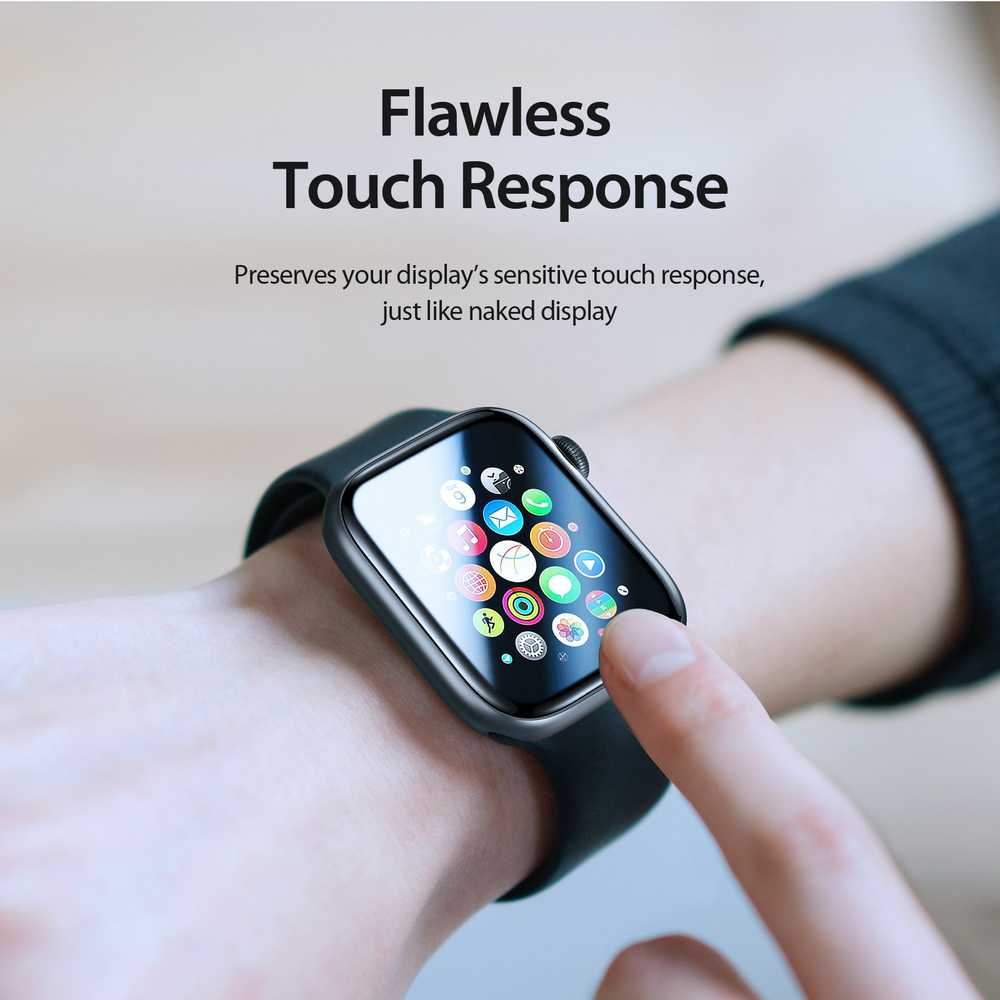 Dux Ducis Protector LCD PMMA su rėmeliu Apple Watch 10 46 mm juodas