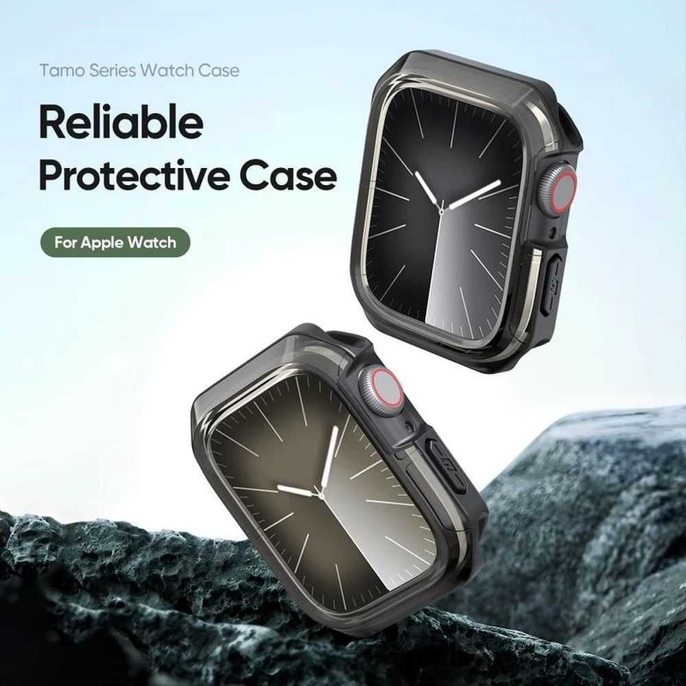 DUX DUCIS dėklas TAMO for Apple Watch series 10 46 mm skaidrus with juodos spalvos
