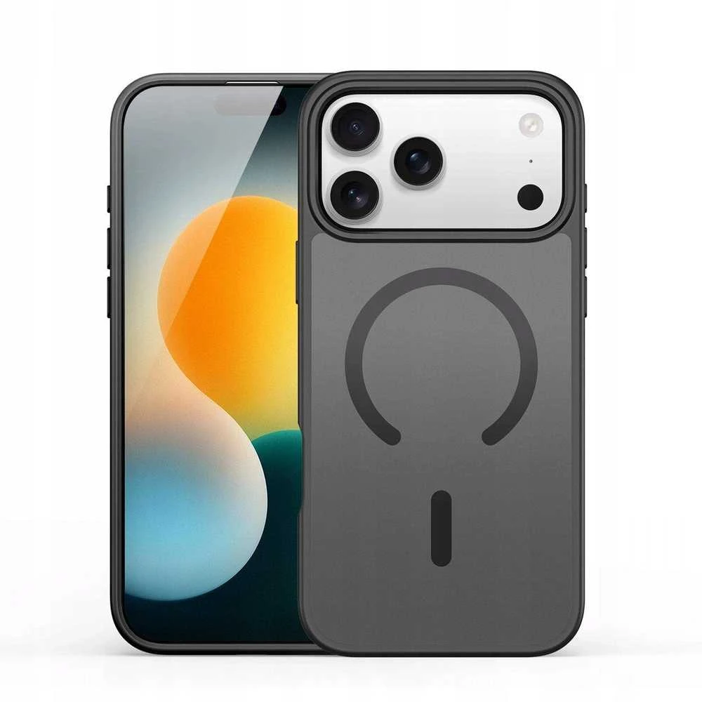 Dux Ducis Yind Apple iPhone 17 Pro Dėklas suderinamas su MagSafe – juodos spalvos