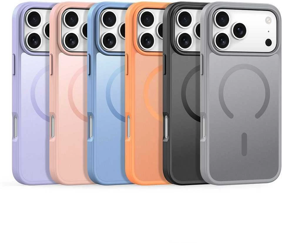 „Dux Ducis Yind iPhone 17 Pro Max“ dėklas, suderinamas su „MagSafe“ – pilkas