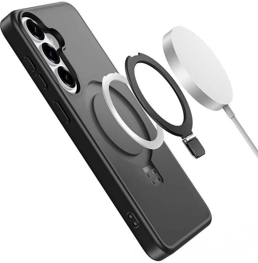 Dėklas Dux Ducis Yind MagSafe Samsung S942 S26 juodas