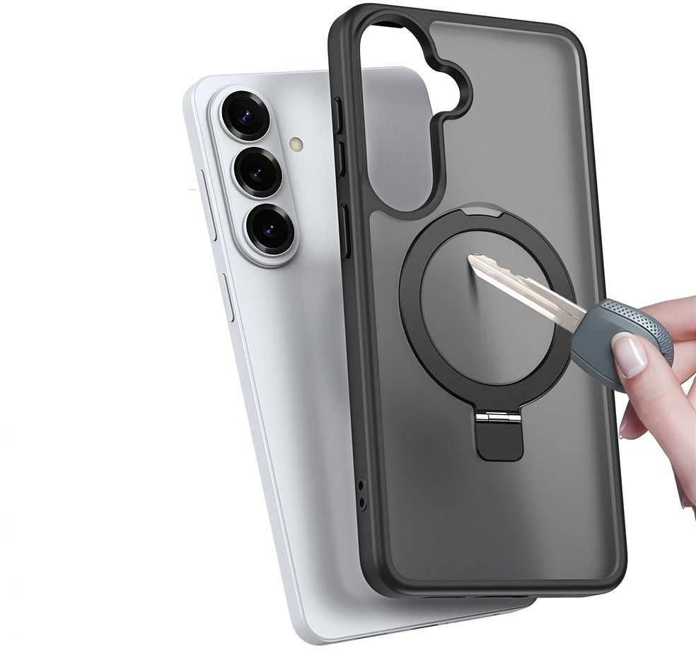 Dėklas Dux Ducis Yind MagSafe Samsung S942 S26 juodas