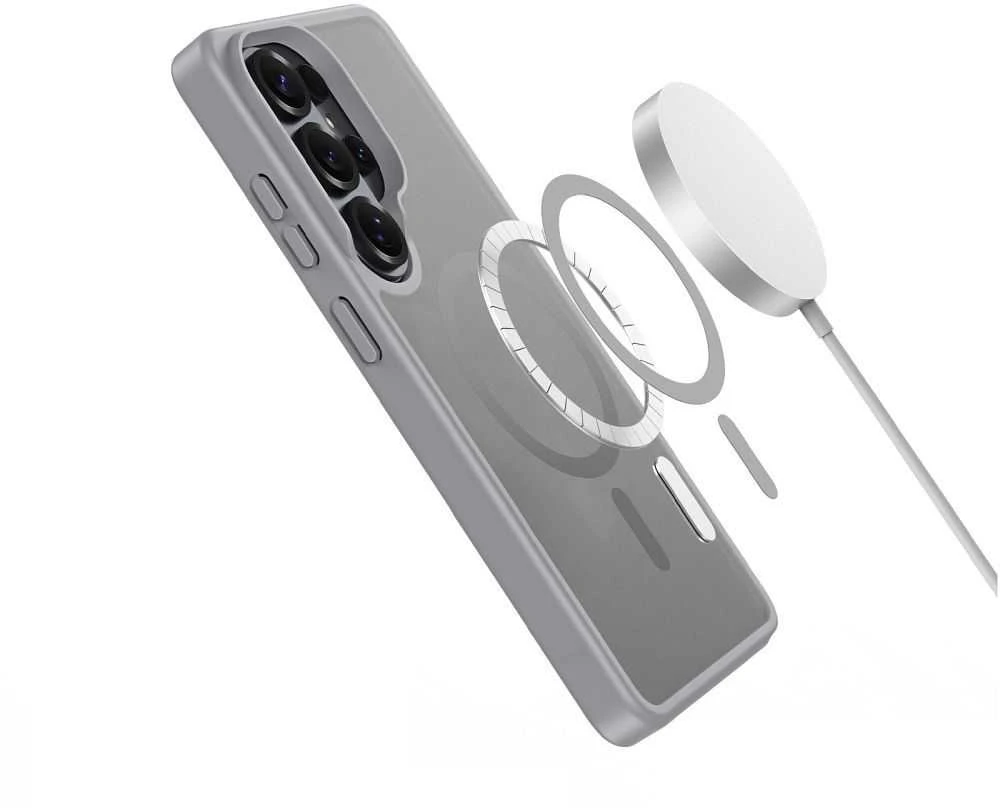Dėklas Dux Ducis Yind MagSafe Samsung S948 S26 Ultra pilkas