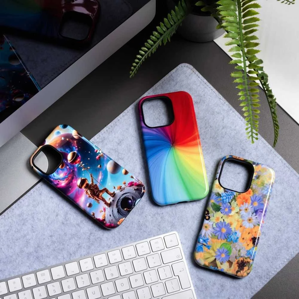 Lamel Brands Dvisluoksnis sublimacinis dėklas, suderinamas su „MagSafe“, skirtas „SAMSUNG S25“.