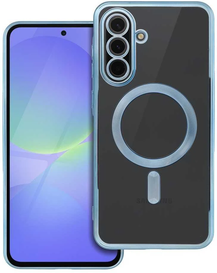 Oem ELECTRO MAG COVER dėklas suderinamas su MagSafe skirtas Samsung Galaxy A36 mėlynos spalvos