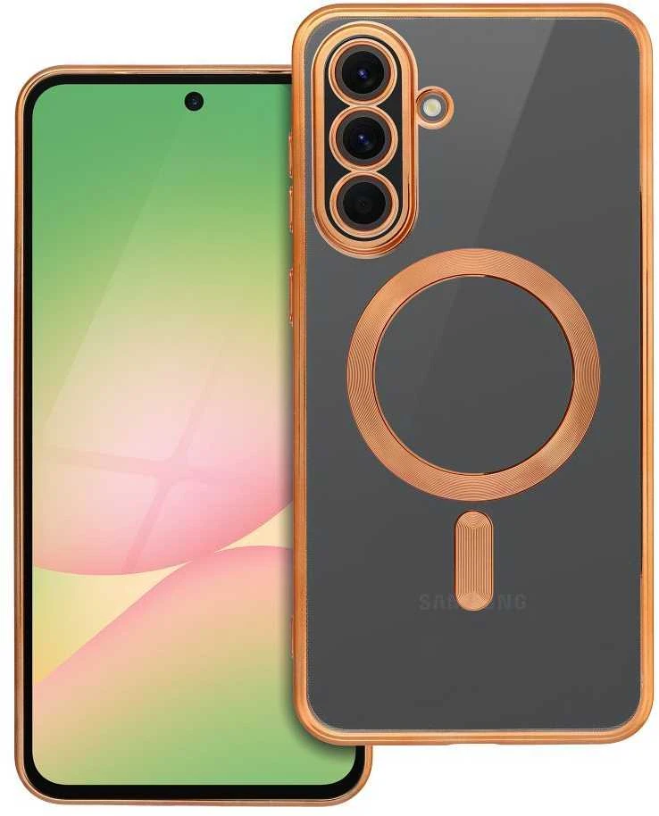 Oem ELECTRO MAG COVER dėklas suderinamas su MagSafe skirtas Samsung Galaxy A56 aukso spalvos