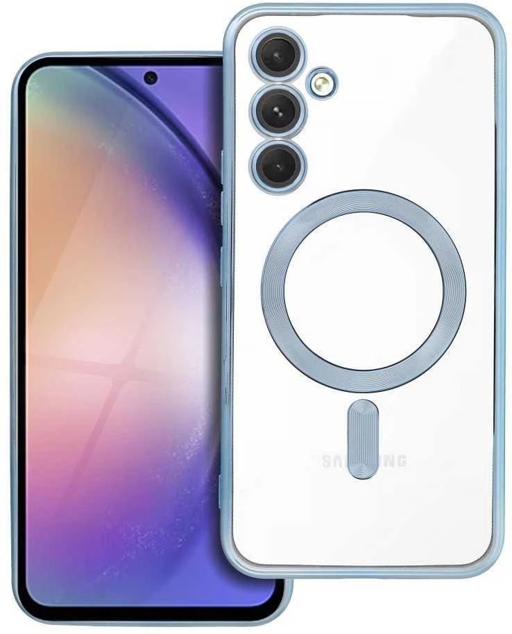Oem 4Kom ELECTRO MAG COVER dėklas, suderinamas su MagSafe, skirtas SAMSUNG A54 mėlynas
