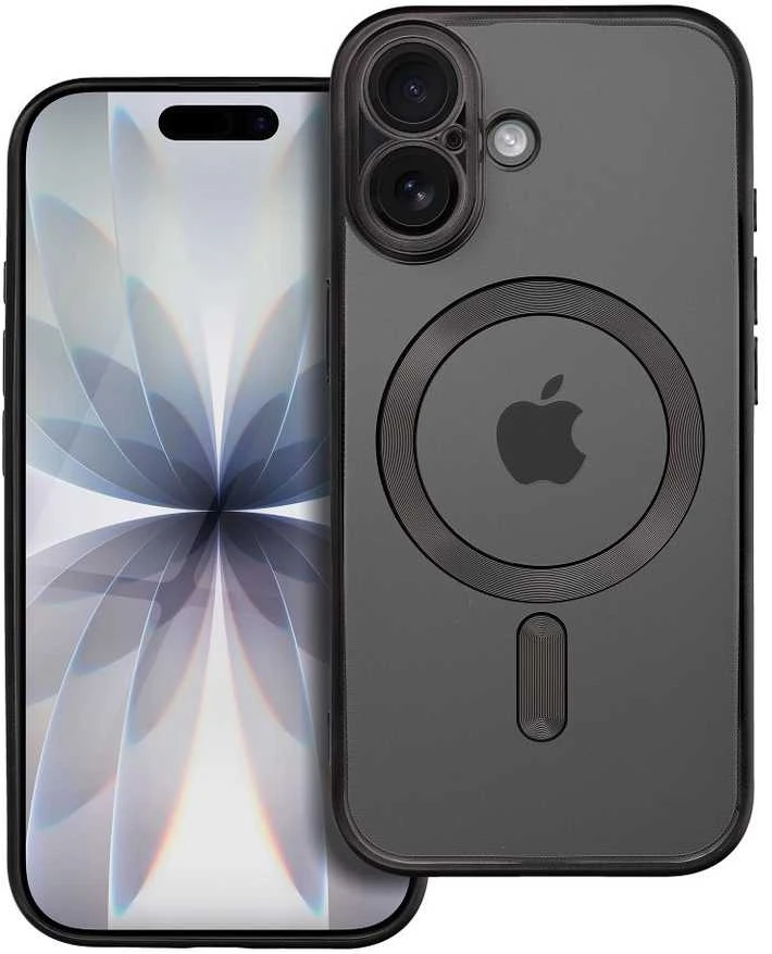 OEM dėklas, skirtas iPhone 17, Electro Mag dėklas, suderinamas su MagSafe juodas