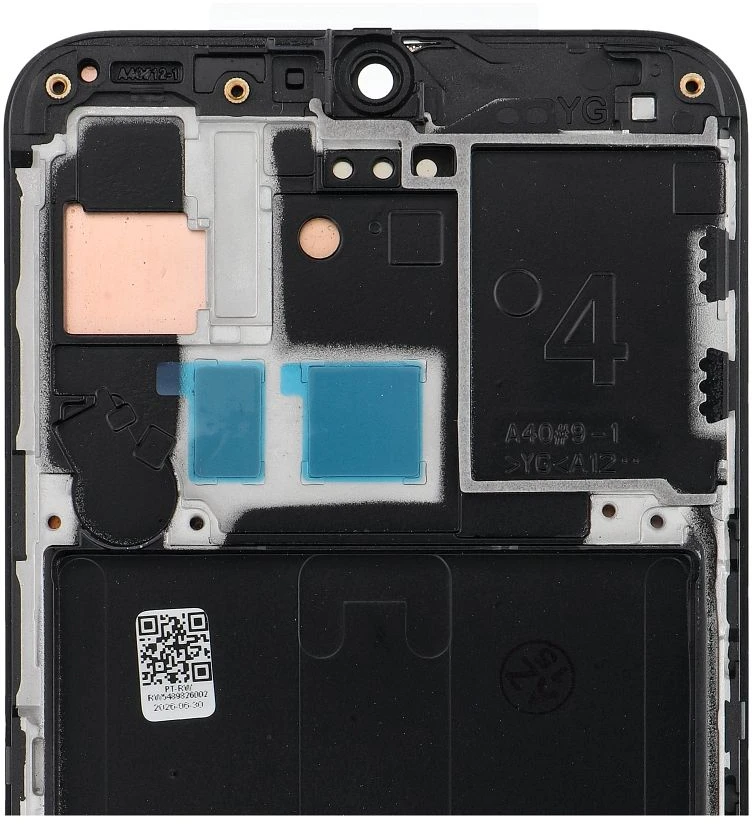 Uts Group FIXCELL LCD ekranas SAMSUNG A40 AMOLED su rėmeliu (atnaujintas)