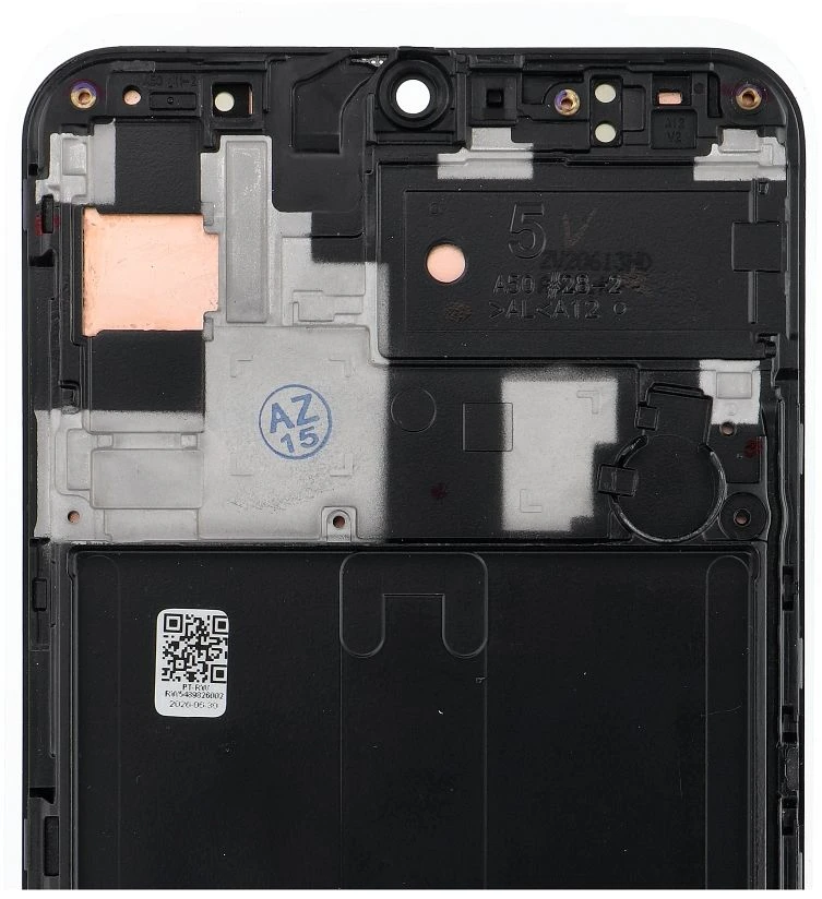 Uts Group FIXCELL LCD ekranas SAMSUNG A50 AMOLED su rėmeliu (atnaujintas)