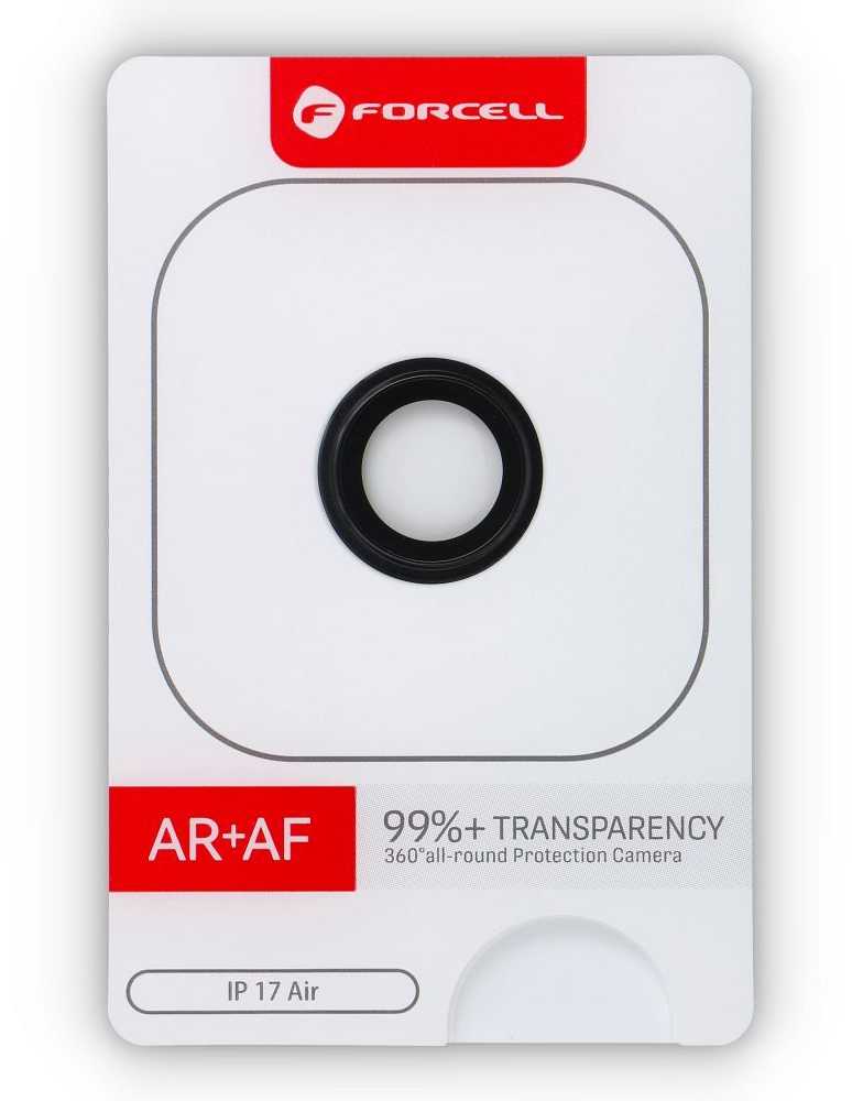 „Forcell Premium“ kameros objektyvas – skirtas „iPhone 17 Air“ (juodas)